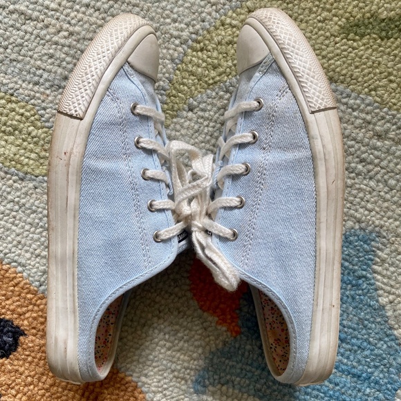 Converse I CTAS Dainty Mule Slip On Sneakers I Denim & White - Picture 5 of 16